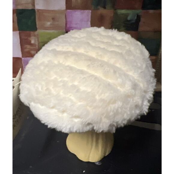 Target Bullseye 2024 Mushroom Sherpa Fabric Ivory Decor. NWT - Picture 2 of 2